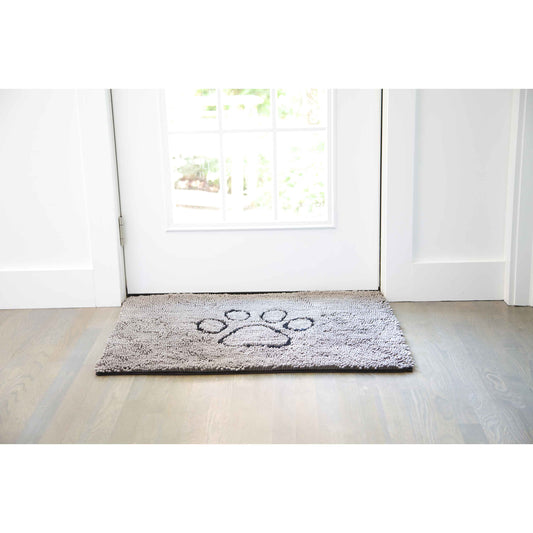 DGS Pet Products Dirty Dog Microfiber Doormat – Large Grey 35x26