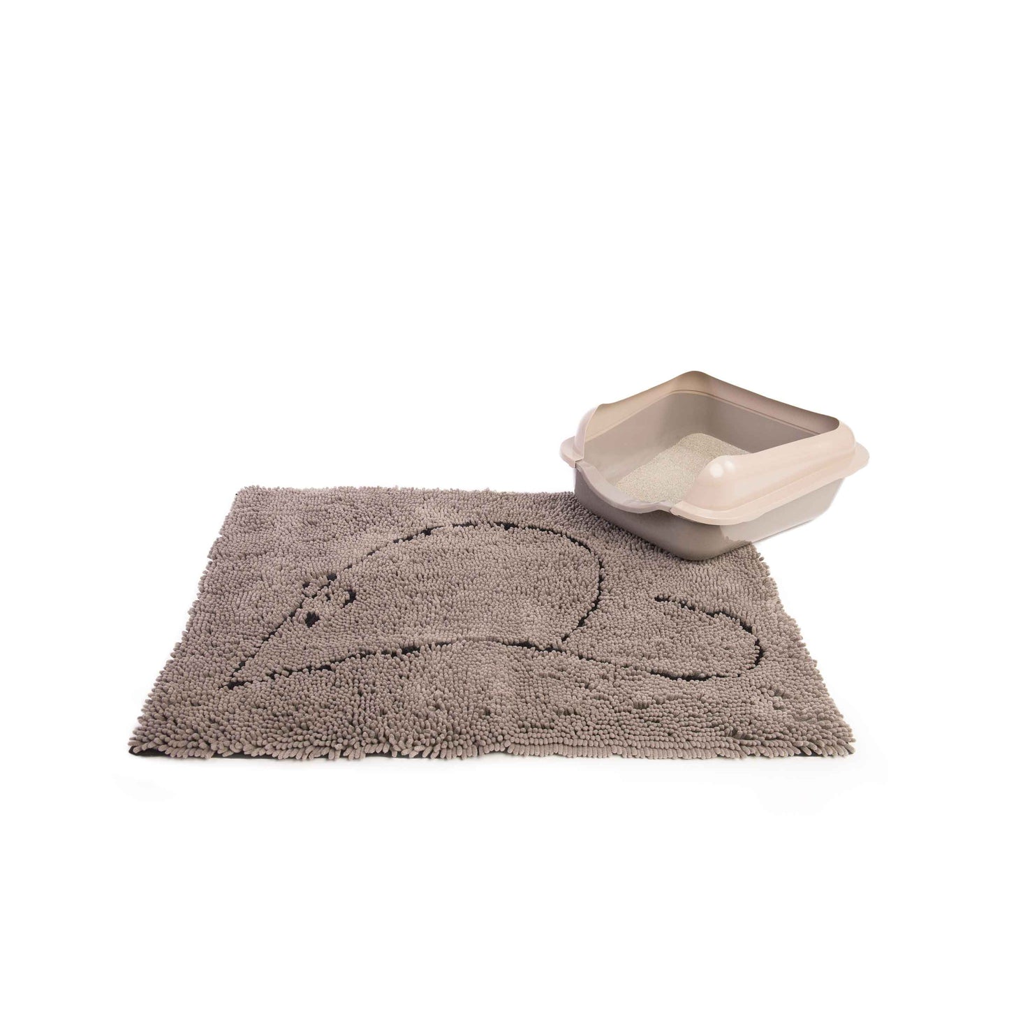 DGS Pet Products Cat Litter Mat Grey - 35″ x 26″ x 2″