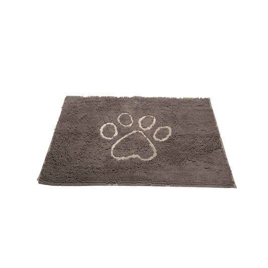 DGS Pet Products Dirty Dog Microfiber Doormat – Misty Grey, Medium