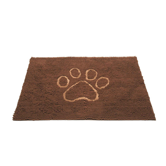 DGS Pet Products Dirty Dog Microfiber Doormat – Mocha Brown, Large
