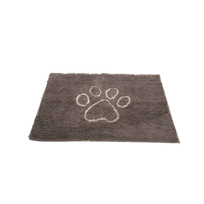 DGS Pet Products Dirty Dog Microfiber Doormat - Misty Grey, Large