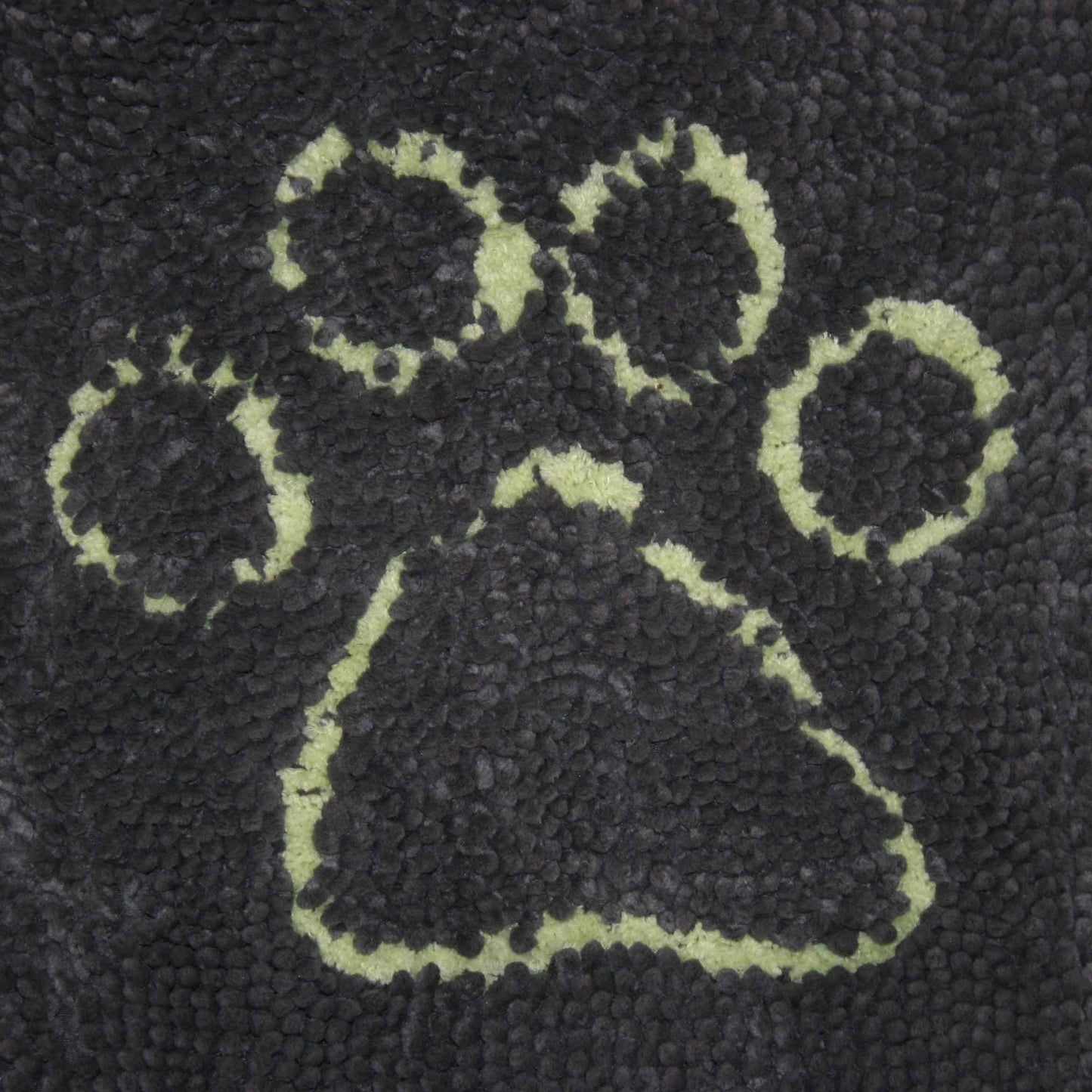 DGS Pet Products Dirty Dog Microfiber Doormat - Cool Grey/Lime - Large