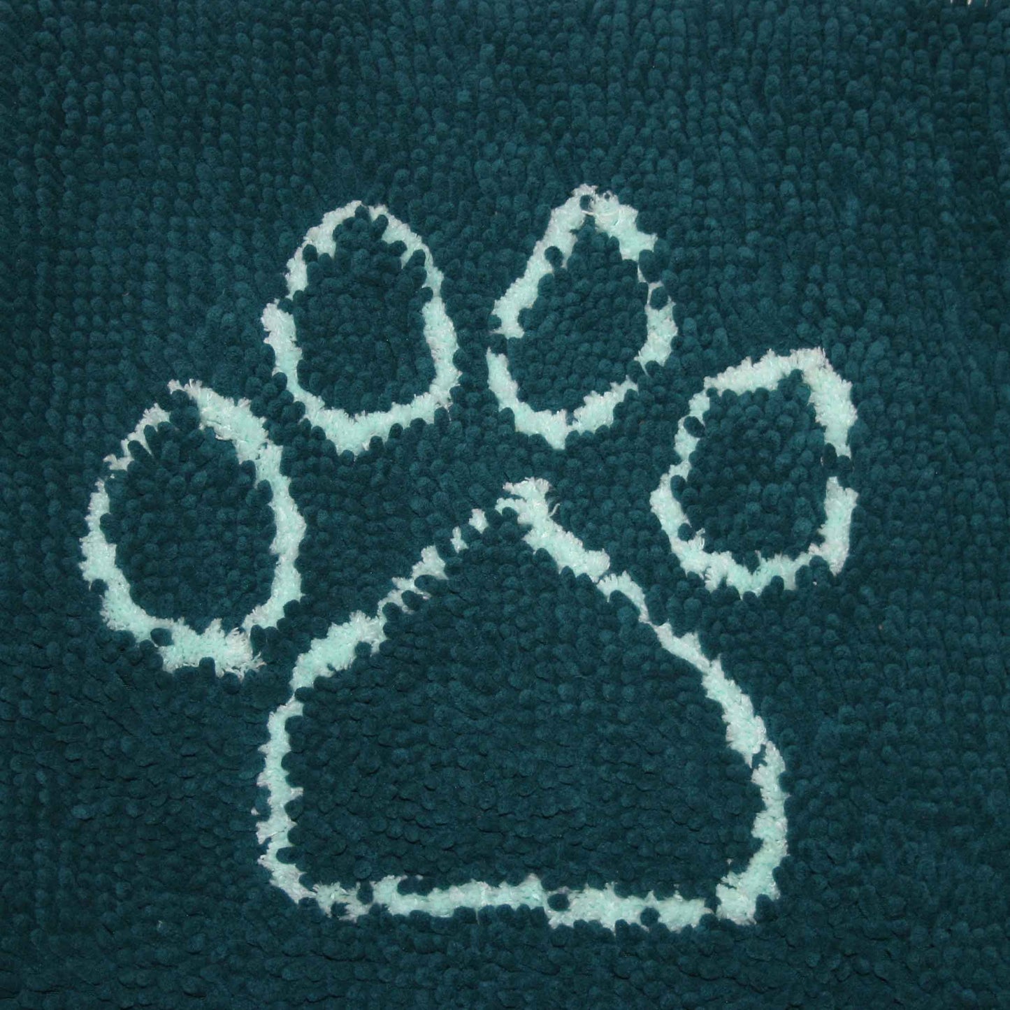 DGS Pet Products Dirty Dog Microfiber Doormat - Petrol Large 35x26