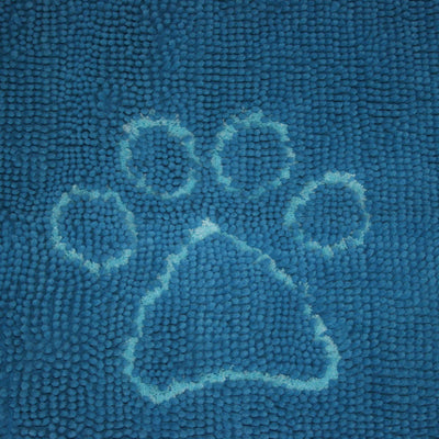 DGS Pet Products Dirty Dog Microfiber Doormat - Large Aqua 35" x 26"