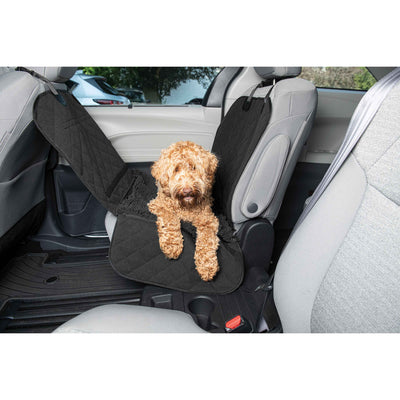 DGS Pet Products Dirty Dog Microfiber Car Seat Cover - Black, 44x35