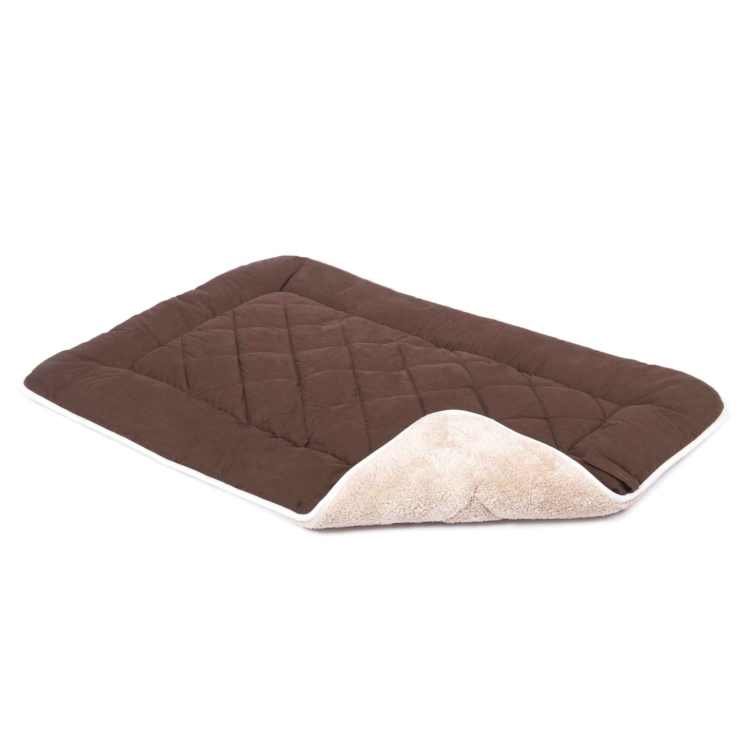 DGS Pet Products Cotton Canvas Sleeper Cushion | Espresso, 23" x 36"