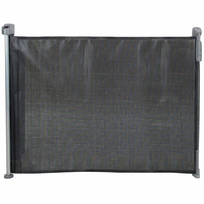 Kidco Retractable Safeway Mesh Mounted Gate Black 55" x 1" x 33.5"