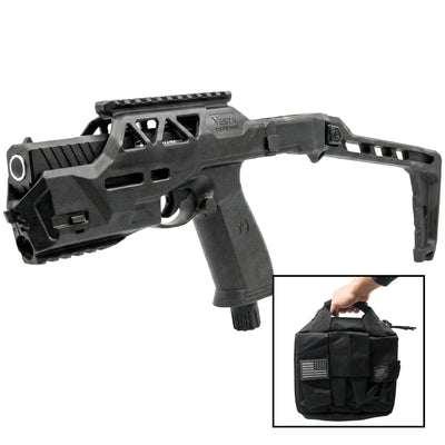 The Heat Pepper Launcher Folding Stock with Carrying Case (Launcher Not Included)
