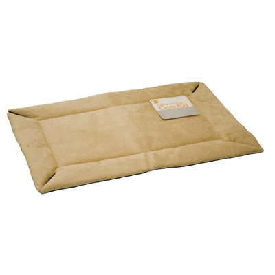 K&H Pet Products Self-Warming Crate Pad | Large Tan Microfleece Mat