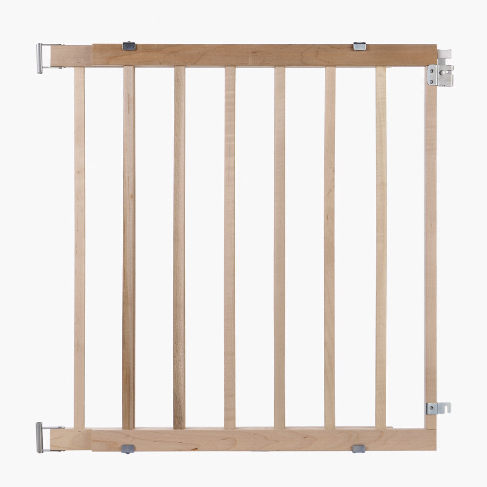 North States Wood Stairway Swing Pet Gate | Wall Mounted, 28"-42" Wide