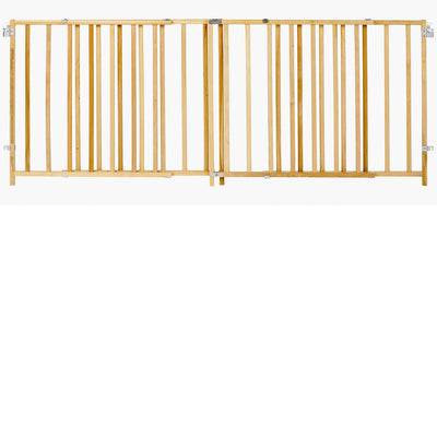 North States Extra-Wide Wood Pet Gate – 60" to 103" Wide Safety Gate