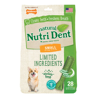 Nylabone Healthy Edibles Dog Treats | Roast Beef, Chicken & Bacon | 3 Count