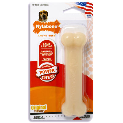 Nylabone Power Chew Original Dog Toy - Durable Nylon Bone for Wolf Size