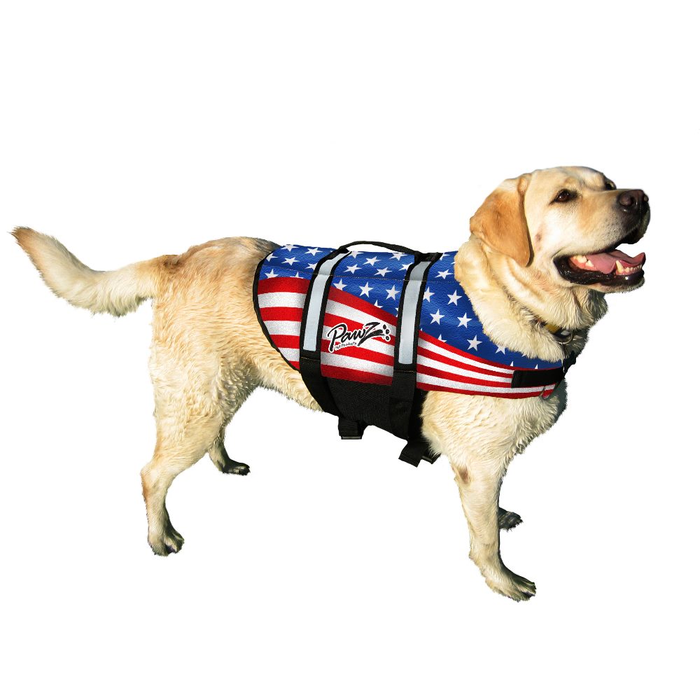 Pawz Pet Products Dog Life Jacket Flotation Vest - Select a Size/Color
