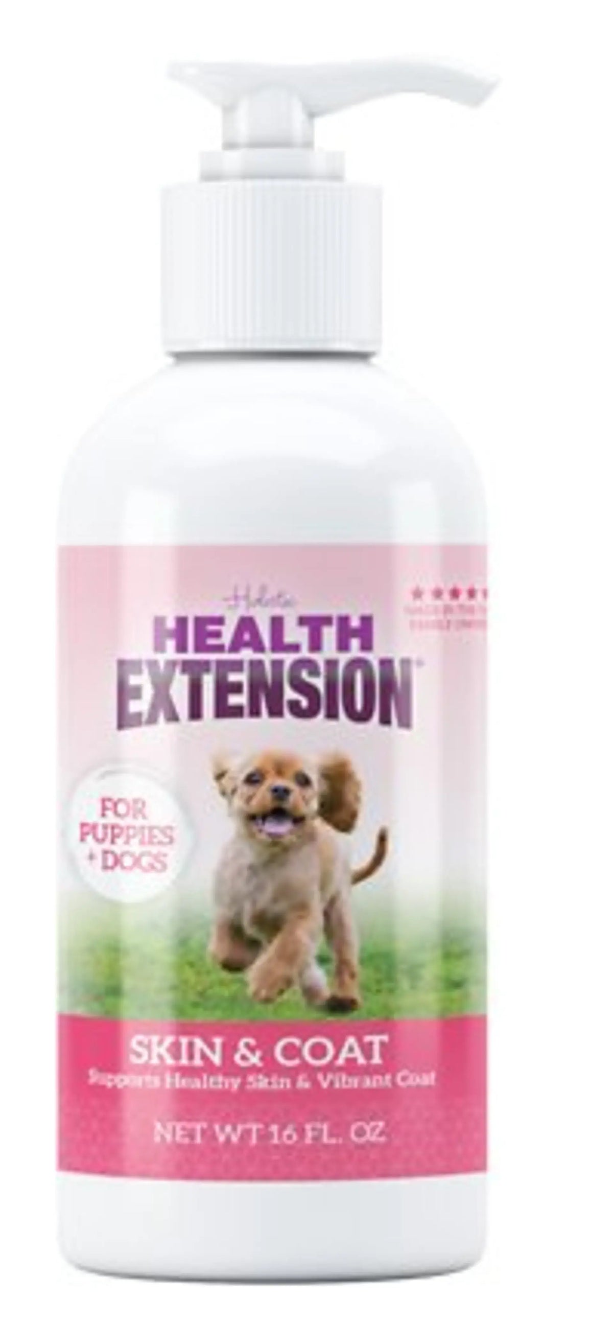 Health Extension Skin and Coat Liquid Supplement with Omega 3 & 6, 16oz