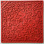 SodaPup Bones Design Dog Lick Mat – Red Silicone Pet Enrichment Toy