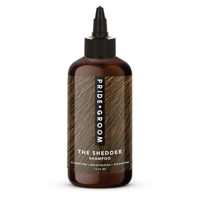 PRIDE+GROOM The Shedder Dog Shampoo – Moisturizing Fur Formula, 16oz