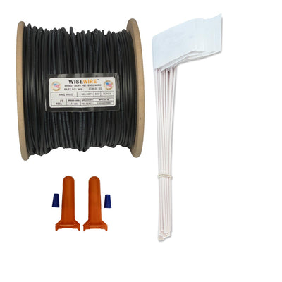 WiseWire 18 Gauge Boundary Wire Kit – 500ft Solid Core for Pet Fences
