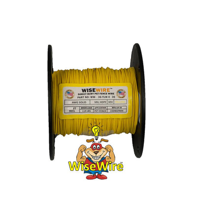 WiseWire 20 AWG Pet Fence Wire – 500ft Heavy Duty Copper Clad Steel