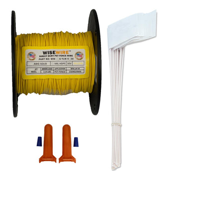 WiseWire 20 Gauge Boundary Wire Kit - 500ft Pet Containment System