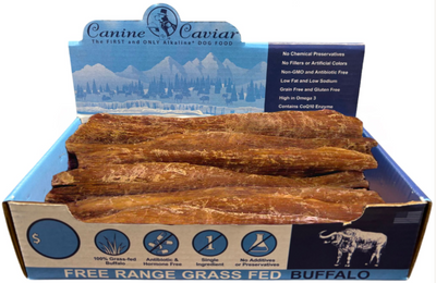 Canine Caviar Buffalo Paddywack Dog Treats - Grass Fed, 12 Inch, 35ct