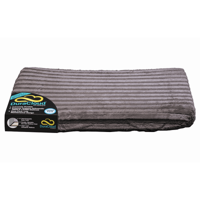 Curicyn DuraCloud Orthopedic Pet Bed  Water-Resistant Crate Pad, Charcoal, XSmall (18?x12?x2.5?)