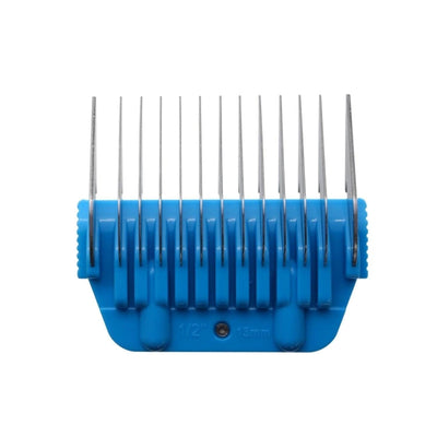 Blue Artero WIDE Snap On Comb, 5/8 inch (13mm), with metal teeth.