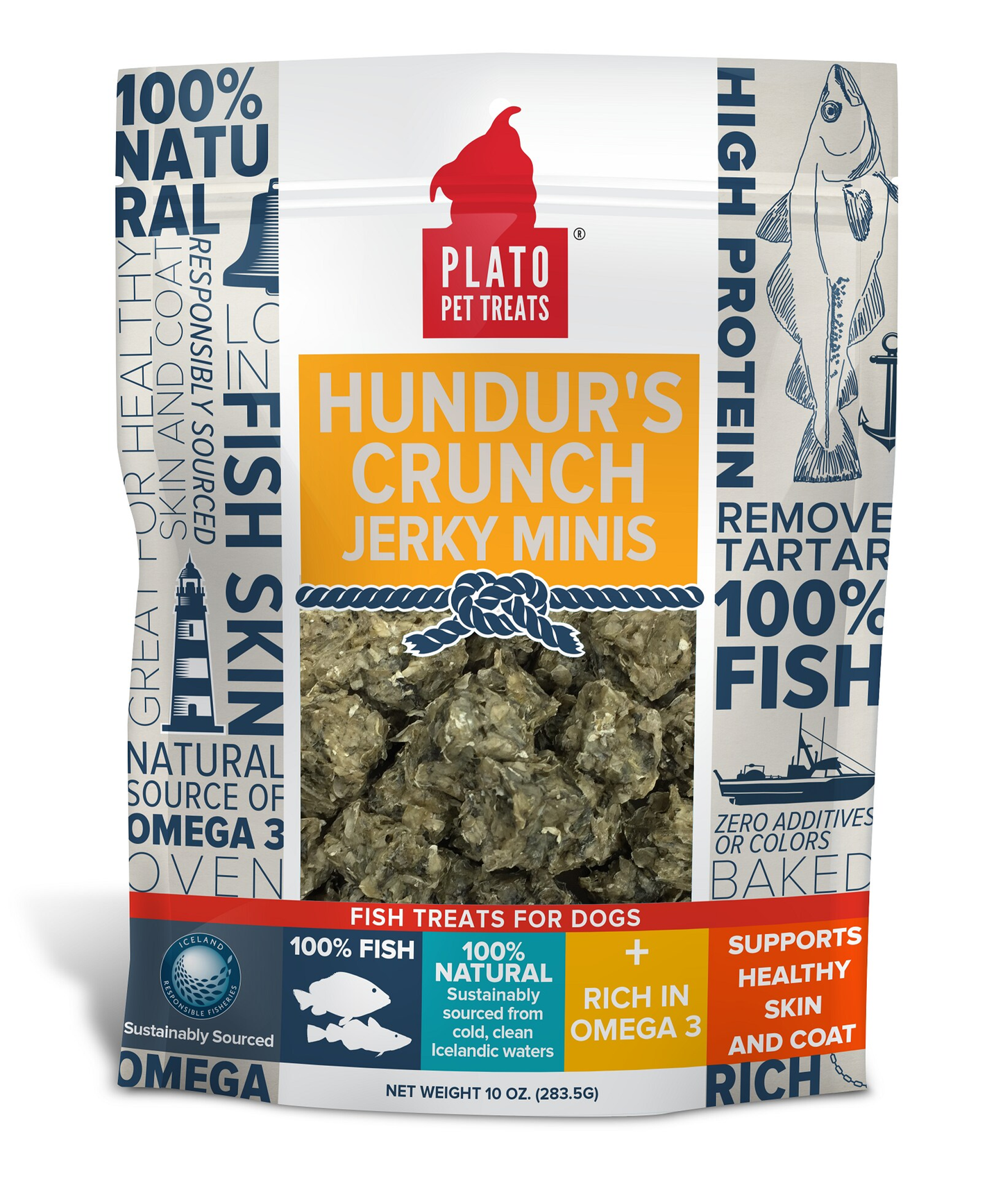 Plato Hundur's Crunch Jerky Minis, 10oz