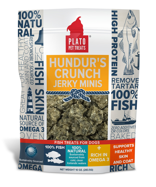 Plato Hundur's Crunch Jerky Minis, 10oz