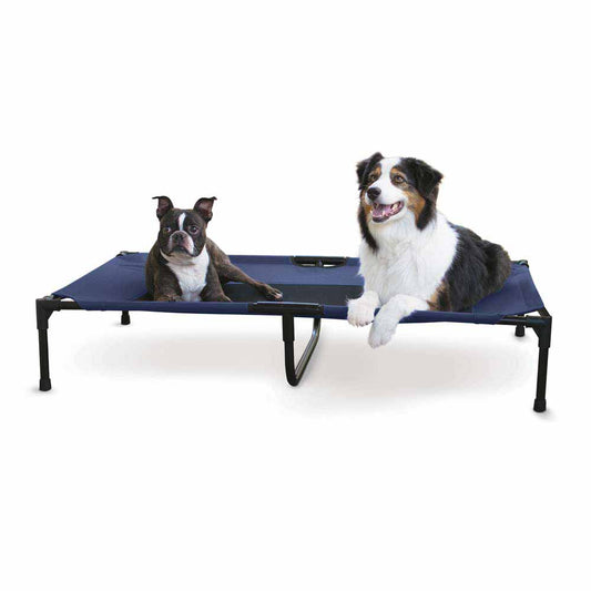 K&H Pet Products Original Pet Cot Elevated Pet Bed Extra Large Blue