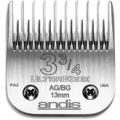 Andis UltraEdge 3 3/4 skip-tooth clipper blade with 13mm cut length.