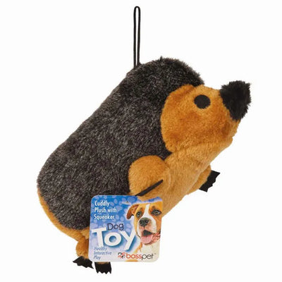 Hedgehog Plush Dog Toy by Pet Edge – Soft Stuffed Animal Toy