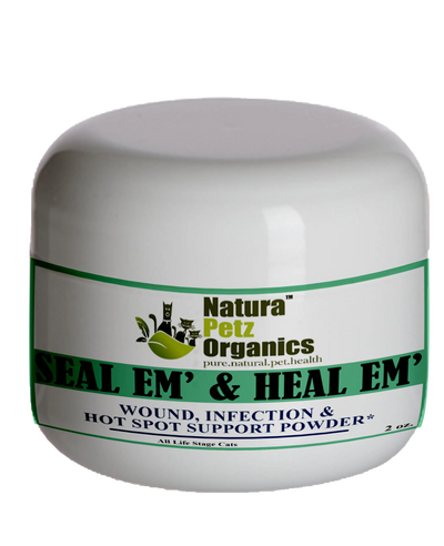 seal em and heal em powder dog cat small animal cat 2 oz