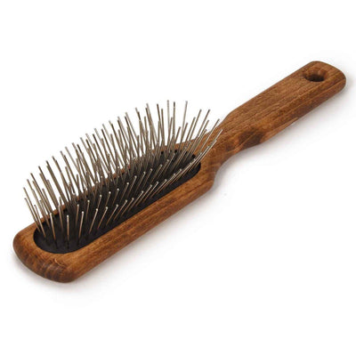 1 all systems oblong pin brush wood handle