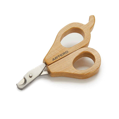 Artero Nature Coll Mini Nail Scissor for small dogs, puppies, and cats, made of stainless steel and bamboo.