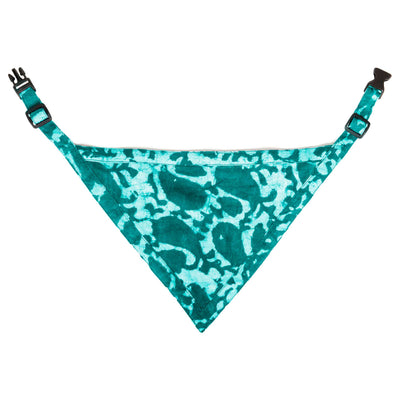 DGS Pet Products Unbugz-It Insect Shield Dog Bandana | Abstract Teal
