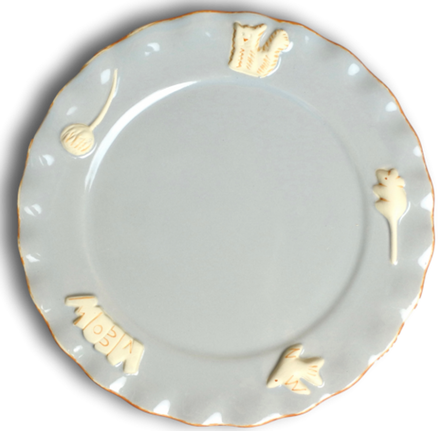 Cat Whisker Plate, French Grey