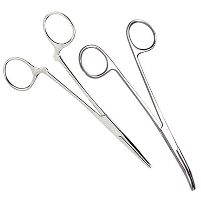 Millers Forge Curved Pet Hair Puller – 5.5 Inch Stainless Steel Hemostat