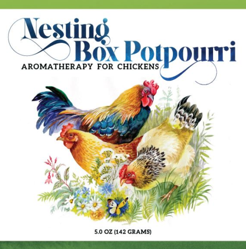 Chicken Nesting Box Potpourri, Aromatherapy for Chickens - 5.0 oz