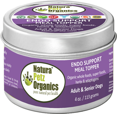endomeal topper natura petz organics for dogs 3 oz