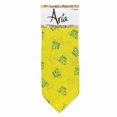 Aria Bark It's My Birthday Dog Bandana – 100% Cotton, 22x22 Inch