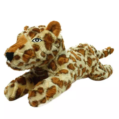 Mighty Safari Leopard Dog Toy – Large Plush Interactive Tug Toy