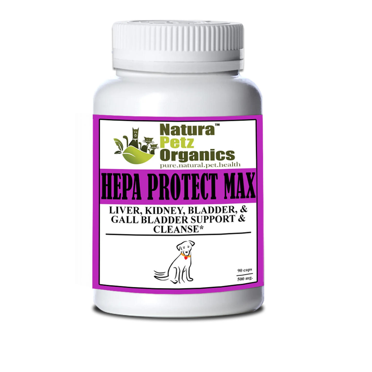 Hepa Protect Maxsules - Liver, Kidney, Bladder & Gall Bladder, DOG, 500 mg