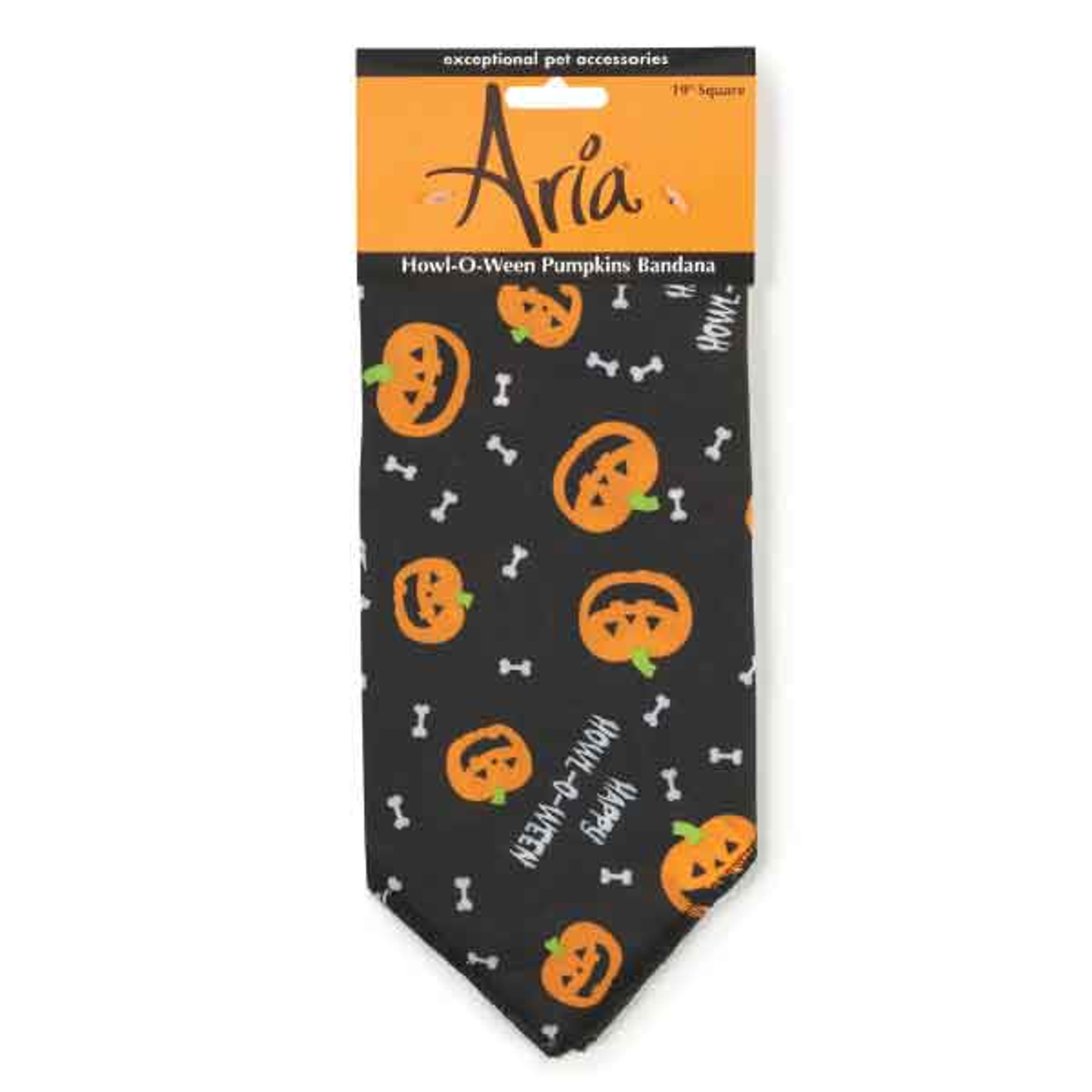 Aria Halloween Pumpkin Dog Bandana – Pet Edge Seasonal Pet Apparel
