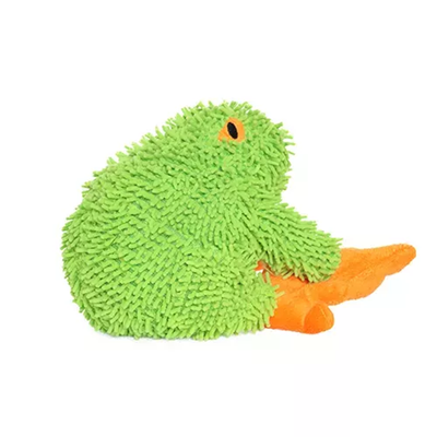 Mighty Jr Microfiber Frog Durable Plush Dog Toy - Green | VIP Products