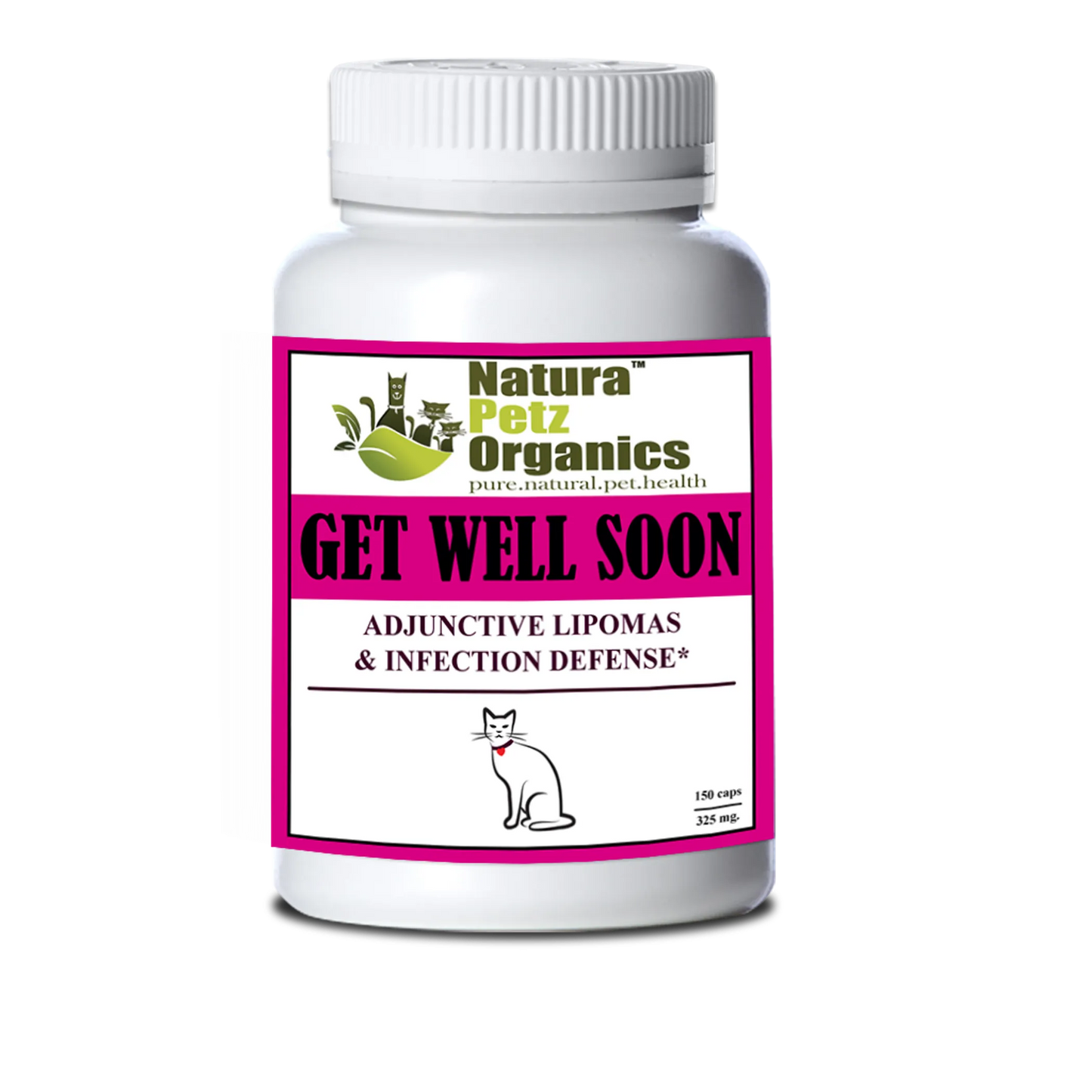 Get Well Soon - Adjunctive Lipoma + Infection Defense, CAT, 150 caps