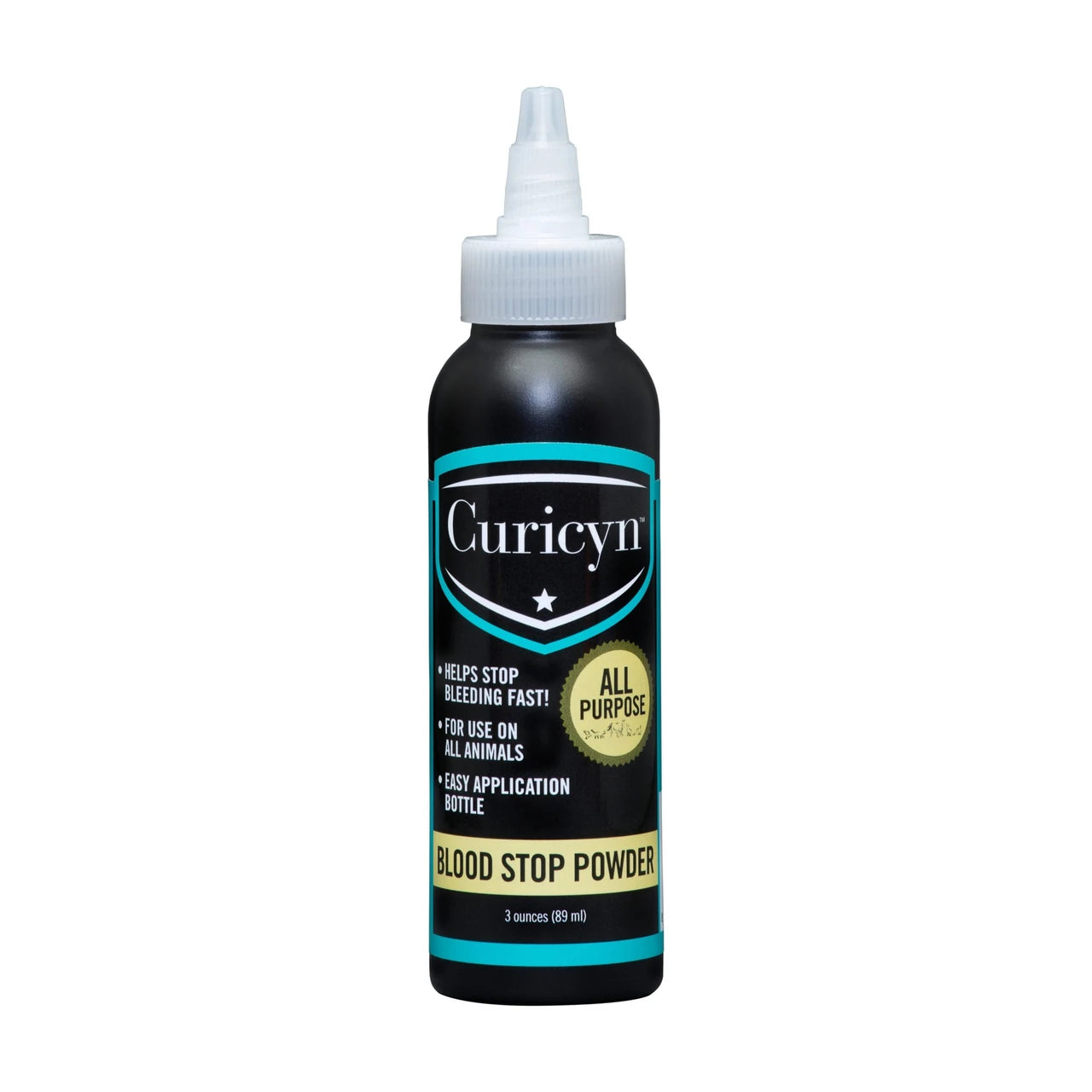Curicyn Blood Stop Powder – Wound Clotting First Aid Treatment, 3 oz