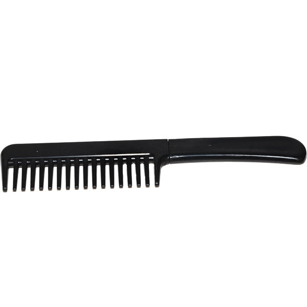 Safety Technology Comb Knife – 3.5 Inch Stainless Steel Blade, Black