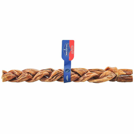 Barkworthies Beef Gullet - Braided 12" Individual