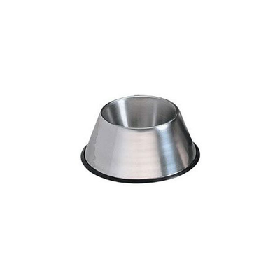 ProSelect Heavy Duty Non-Tip Stainless Steel Dog Bowl for Long Ears, 32oz